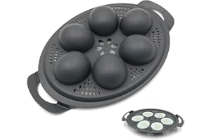 KLAIMBMO Inserto per cuocere uova, cuociuova pochierer accessori, Inserto per Cuoci Uova con 4 Uova, Accessori Bimby TM6 TM5 TM31 Fino a 4 uova, muffin e altro ancora (L)