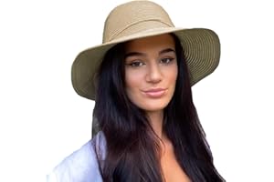 TOSKATOK® Women's Floppy Foldable Summer Sun Hat UPF 50+ Protection Wide Brim