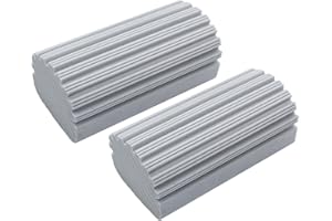 GZDAOXIA 2 Pezzi Grigio spugne cucina,Spugna multiuso spugna piatti, riutilizzabili,spugna polvere Lavabili,ideale per la pulizia vetro,persiane,specchi