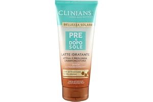 CLINIANS | Latte Idratante Pre&Dopo Sole, con Attivatore di Melatonina, 200mL