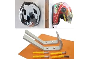 AUXPHOME Lot de 2 crochets muraux invisibles pour casque/manteau/chapeau – Support mural en alliage pour porte manteaux,chapeaux, casquettes et casques – Solution décorative pour organiser, ranger ou exposer