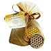 Produktbild EnerChrom - Blume des Lebens-Glücksmünze - 3 Münzen, Farbe gold - Glücksbringer im Organzasäckchen -Geschenk-SET - Lebensblume-Talisman