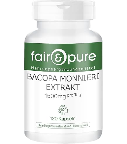 Extrait De Bacopa Monnieri 50% Bacosides – 1000g, Poudre, Soutien Mémoire