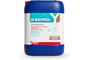 BAYROL Chloriliquide 20 L Flüssigchlor - Anorganisches Chlor flüssig für Pool - Ideal für Pool Dosieranlage - ohne Cyanursäure - Chlorbleichlauge - Chlor Pool
