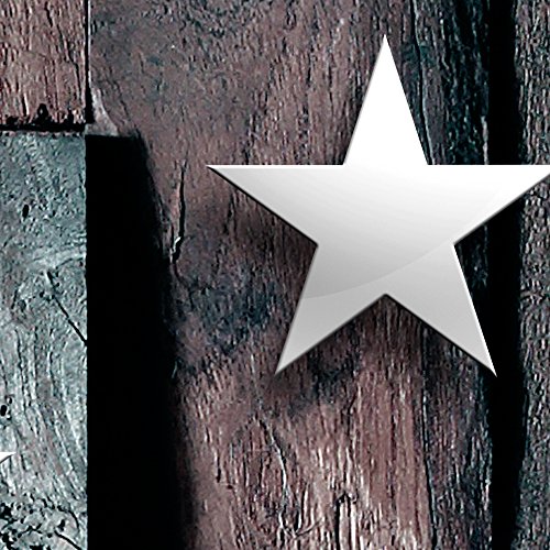 PURO TAPETE | 3 Motive zur Auswahl | Realistische Tapete ohne Rapport und Versatz | Kein sich wiederholendes Muster | 10m VLIES Tapetenrolle | Holz Stern Bretter f-C-0004-j-c - 4