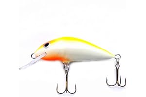 EVERBAY DORADO Wobbler Fishing Lure-Hard Crankbait-Fishing Tackle, Topwater Life-Like Swimbait for Brown Trout, Salmon, Pike, Zander, for Spinning and Trolling in Freshwater, Floating - SCOUT 6cm JST