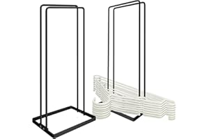 TXINBT Organizer appendiabiti per armadio, lavanderia, può ospitare 110 grucce metalliche, per appendere grucce