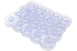 ckpsms Marca - #4114401 20pezzi Bobine di plastica (Entrambi i Lati Sono Piatti) Compatibile con Husqvarna Viking 100 105 Classica 120 150 6540 (20pezzi)