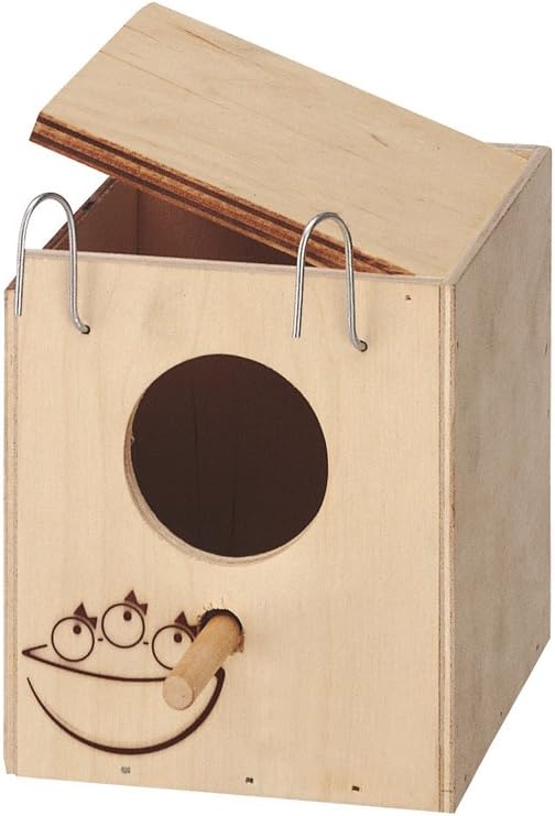 Ferplast Nido para Pájaros, Casas para pájaros, Casa en Madera FSC para Pájaros, Decoración de Exterior