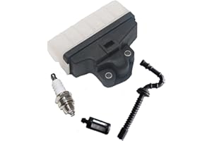 CARKIO Aftermarket Filtre à air Filtre à carburant Tuyau Bougie d'allumage Compatible with tronçonneuse Stihl 021 023 025 MS210 MS230 MS250