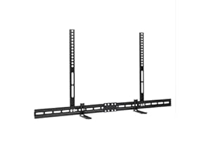 MEDLA Uchwyt soundbar, mocowanie listwy dźwiękowej do telewizora, nadaje się do wsporników telewizyjnych z VESA 100x100-400x700mm, uchwyt ścienny soundbar dla LG Sony, obciążenie Max 6kg