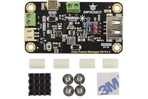 DFRobot Solar Panel Controller | Solar Power Manager Module for 5V | Solar Panel Support Solar and USB Charging