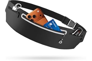 Alyvisun Riñonera Running para Mujeres y Hombres, Riñonera para Correr Resistente al Agua (Compatible con iPhone 17/16/15/14/13 Pro MAX), Gran Capacidad, Ideal para Correr, Senderismo y Deportes