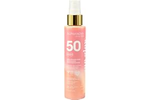ALPHANOVA DAILY SUN - Huile Solaire SPF50 Scintillante Rose - SUN GLOW - naturel - écoresponsable - 125ml