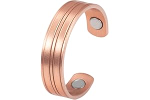 MY PET ELEPHANT Magnettherapie Schmuck Kupferring, 3500 Gauss Magnettherapie Gelenkknochenring, kann Migräne lindern und Schnarchen verhindern