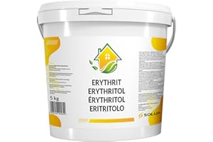 SOLUP Eritryth Zucker 5 kg I Erythritol Zuckerersatz ohne Kalorien I Kristallzucker Erytritzucker Sugar Substitute