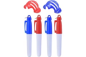 KGDUYC 2 Piezas Herramienta de alineación para Golf, 4 Piezas Marcador Bolas de Golf y Pelota de Golf Rotulador, Pelota de Golf Clip Herramienta de Alineación