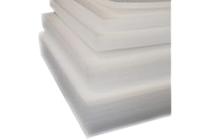 ImballaggiPer Lastra in Polietilene Espanso PE, Protezione per Mobili e Superfici Verniciate, Bianco, Spessore 15 mm, 120 x 200 cm