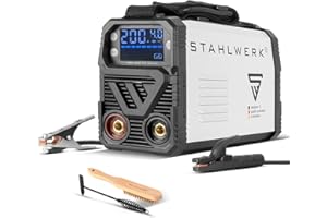 STAHLWERK Elektroden-Schweißgerät ARC 200 MD Digital – flexibel einsetzbar ohne Gas, kompakt, leicht, MMA, E-Hand, 200 A, Lift-TIG-Funktion, Smartkühlung, Überhitzungsschutz, Anti-Stick-Funktion