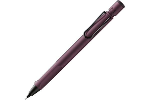 Lamy safari scarlet - Porte-mines avec grip ergonomique et corps en plastique ASA robuste - idéal pour le dessin et l'écriture - incluant la mine fine M 41 0,5 mm et gomme
