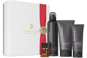 ‎RITUALS RITUALS Geschenkbox Homme, Medium – Geschenkset für Männer mit Körperpflege-Produkten mit Bambus, Minze und Zedernholz – belebende Eigenschaften