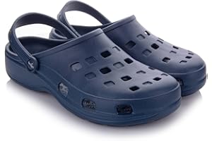 LEMIGO Lekkie chodaki piankowe dla kobiet i mężczyzn klapki EVA z paskiem za piętę, Lemigoose