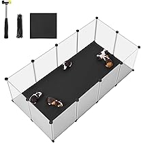 PET 7cm×5m 100cm/loop 度假村 Amazon.com : SONGMICS LPI001W01 Indoor Guinea Pig Playpen