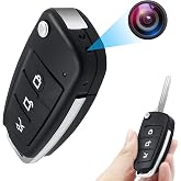 Moruala Mini Spy Camera, Hidden Camera Car Key, Camouflaged Spy Cameras Keychain 1080P HD, Night Vision Security Camera Motio