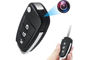 UYIKOO Mini Cámara Espía Oculta, Llave de Coche Espía Llavero Cámara Espia Camuflada 1080P HD, Cámara de Seguridad Visión Nocturna Detección de Movimiento
