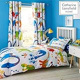 sabanas y cortinas en once Hecho a mano a partir de nuestro tejido de fácil cuidado, mezcla de algodón. Ideal para estilos de vida ocupados y modernos. Este conjunto lavable a máquina requiere un mínimo de planchado. Contenido: 52 % poliéster, 48 % algodón.
