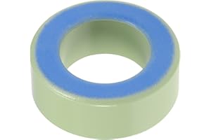 YOKIVE Toroide Nucleo, Ferrite Induttanze cerchio Ferro Polvere Induttore Ferrite cerchio, Buono per Trasformatori alimentazione (Luce Verde Blu, 47,3 mm x 23,5 mm x 18,5 mm)