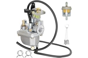 ZAMDOE LT50 Carburetor Carb for Suzuki ATV LT50 1984-1987 LTA50 LT50A 2002 2003 2004 2005 JR 50 JR50 1984-2006 Dirt Pit Bike ATV Quad Replace 13200-43F00, 13200-43F01, 13200-04420, 13200-04431
