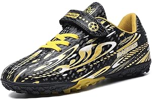 Sainilei Scarpe da Calcio Ragazzi FG/AG Professionale All'aperto Calcio da Scarpe Ragazzo TF Allenamento Bambini Teenage Spike