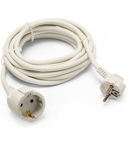 Prolunga Elettrica Zenitech 3G1.5 - 3 Metri, Bianca, Spina 2P+T 16A, Cavo HO5VV-F - Foto 6