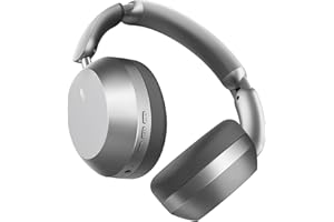 Wentronic Y04 Bluetooth Headphones Active Noise Cancelling Wireless Over Ear Headsets 48 Hours Playtime High Sound Quality Foldable Earphones with Soft Ear Cushion for Travel - Grey