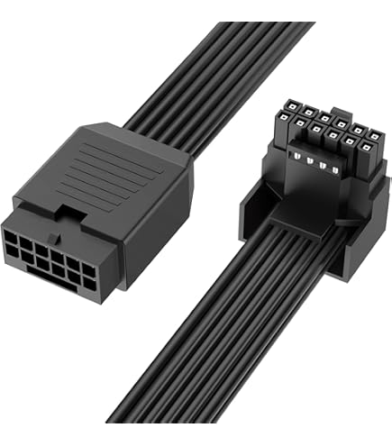 CORSAIR 90° GPU-Stromkabel - Für NVIDIA RTX Grafikkarten, Ultra-flexibel