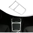 Matte Chrome Interior Accessory Center Storage Box Trim Ashtray Frame For MB CLA GLA A Class W117 C117 W176 A180 2013-2017