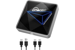 ‎OTTOCAST OTTOCAST A2Air Pro bezprzewodowy adapter samochodowy z systemem Android 2024, uaktualnienie Android Auto Wireless do samochodów, 8s Auto Connect, kompatybilny z systemem Android od wersji 10, do