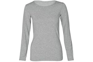 21Fashion Kids Plain Basic Top Long Sleeve Womens Girls Boys Uniform T-Shirt Tops