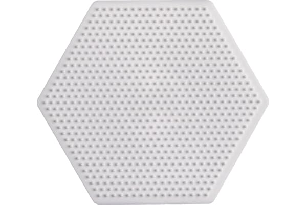 Hama - 594 - Loisirs Créatifs - Plaque Hexagonale pour Perles à Repasser Mini, White