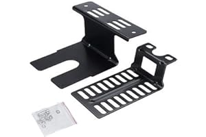 Djowyh Kit de support pour rôtissoire en acier inoxydable - Pour rôtisserie et moteur - Accessoire pour barbecue électrique