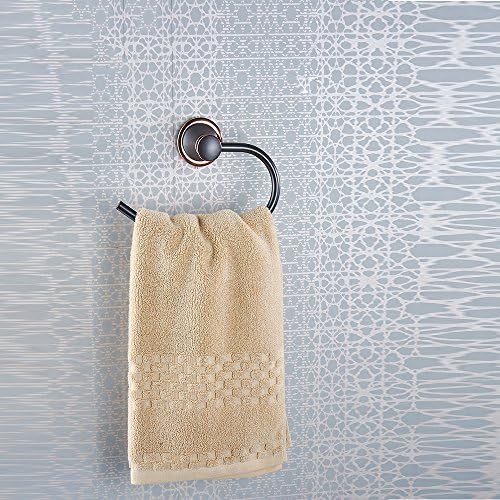XOXO Fashion Copper Dual Purpose Punch And Paste Towel Ring Towel Rack European Style Bathroom Accessories Towel Ring 21080