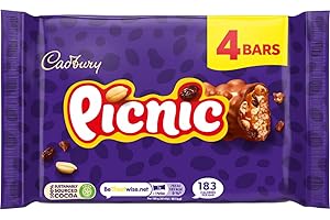 Bar Cadbury Picnic Cioccolato 4 Per Confezione