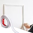 Peel and Stick Wall Moulding Panels,Wall Panelling Kits Self Adhesive，Wall Molding Trim for Mirror Frame, Chair Rail, Wall Protection and Home DIY Decoration 9.84ft X 1.26in