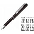 Zebra SL-F1 Mini Ballpoint Pen 0.7 mm Black Ink (BA55-BK)+ Refill BR-8A-4C-BK (Black) x 3 Set