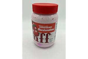 MARSHMALLOW FLUFF A DELICIOUS FLAVOUR MARSHMALLOW SPREAD 213g BOTTLE (2 x Marshmallow Fluff Strawberry)