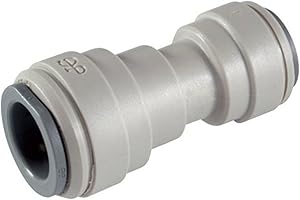 'John Guest recto controlar conector 1/4 x 5/16 pf (rápida) PF velocidad Accesorios para filtros Dell' Acqua, sistemas de ósmosis inversa, dispensadores automáticos, Side by Side frigoríficos