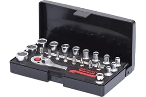 KS Tools 911.0623 1/4" Zestaw kluczy nasadowych, 23-szt