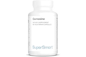 Carnosina (L-Carnosina) – Contribuisce a Ridurre lo Stress Ossidativo, la Glicazione e a Rallentare l’Invecchiamento – Vegan – Senza Glutine – SuperSmart