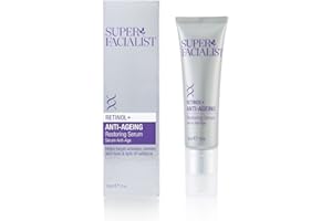Super Facialist Retinol+ Anti-Ageing Serum - Retinol Serum with with Hyaluronic Acid & Collagen Boosting White Lupin Seeds for Fine Lines & Wrinkles, Vegan Friendly, 30ml